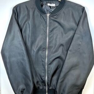 Satin Bomber Jacket, size M